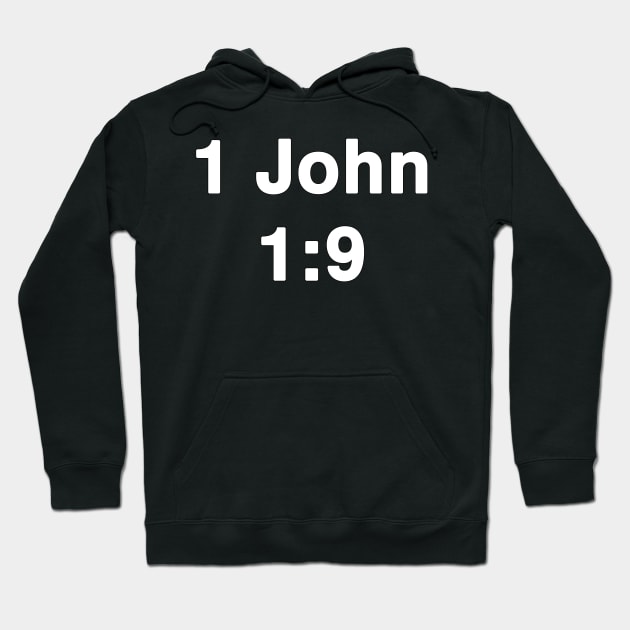 1 John 1:9 Hoodie by Holy Bible Verses